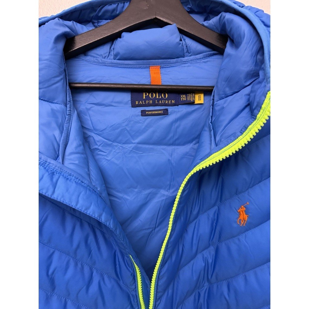 NWOT POLO RALPH LAUREN The Colden Packable Hooded Puffer Jacket Full Zip Sz 2XL - Picture 4 of 10
